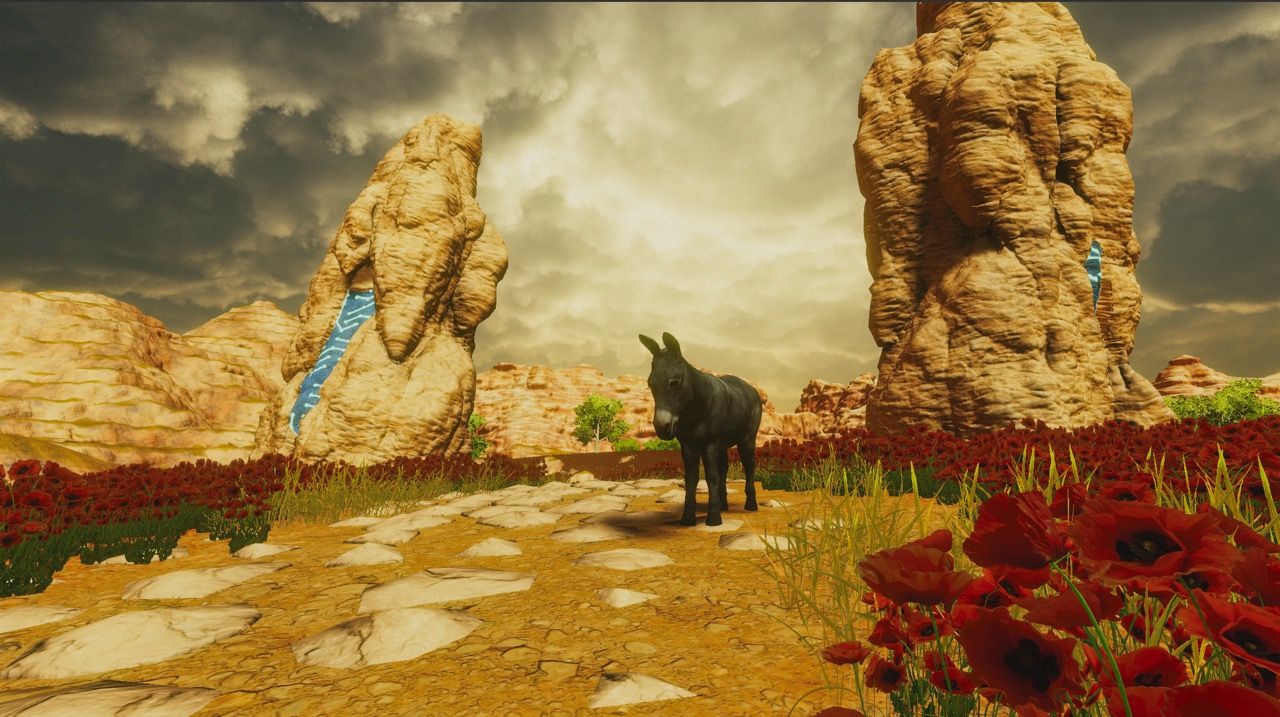 Markkinointikuva: tietokoneanimoitu aasi.